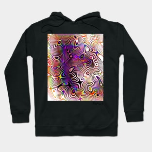 Amoeba Purple Flood by Backout Design Hoodie